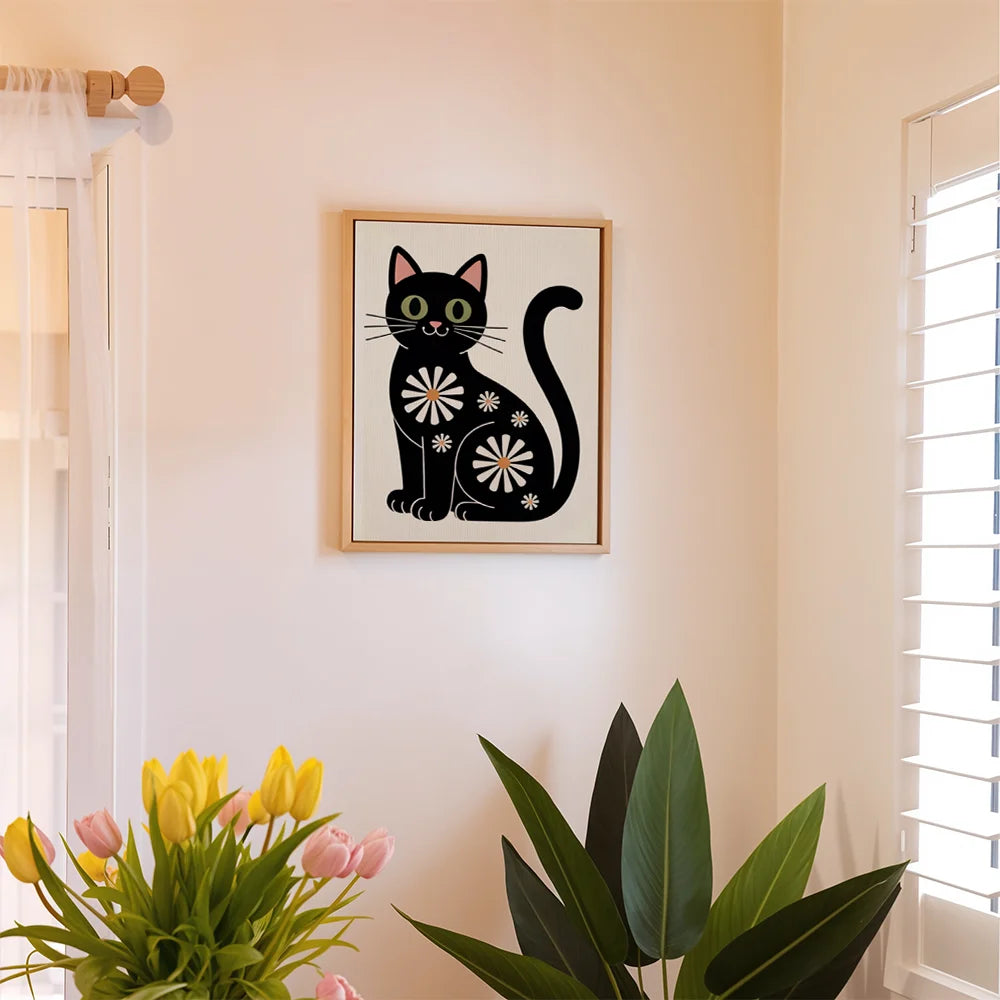 Malen nach Zahlen - 6 Mini-Gemälde | Die Mod-Katzen-Kollektion