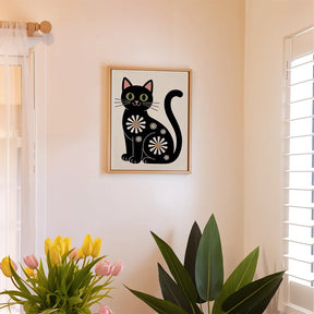 Malen nach Zahlen - 6 Mini-Gemälde | Die Mod-Katzen-Kollektion