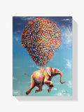 Elefant an Ballons - Malen nach Zahlen