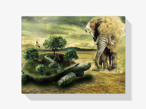 Elefant in der Traumwelt - Malen nach Zahlen