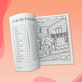 Farben nach Zahlen - Farbtöne der Gelassenhei