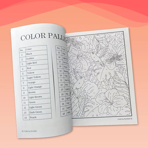 Farben nach Zahlen - Ruhe in Farbe