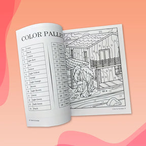 Farben nach Zahlen - Ruhe in Farbe