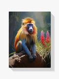 Farbiger Mandrill - Malen nach Zahlen