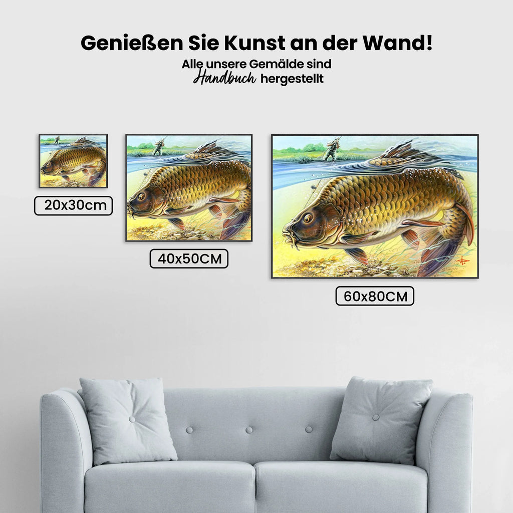 Fische Im Wasser - Malen nach Zahlen