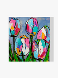 Fröhliche Malerei - Tulpen Blau - Malen nach Zahlen