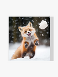 Fuchs im Schnee - Malen nach Zahlen