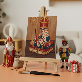 Malen nach Zahlen - 6 Mini-Gemälde | Gemütliche Socken