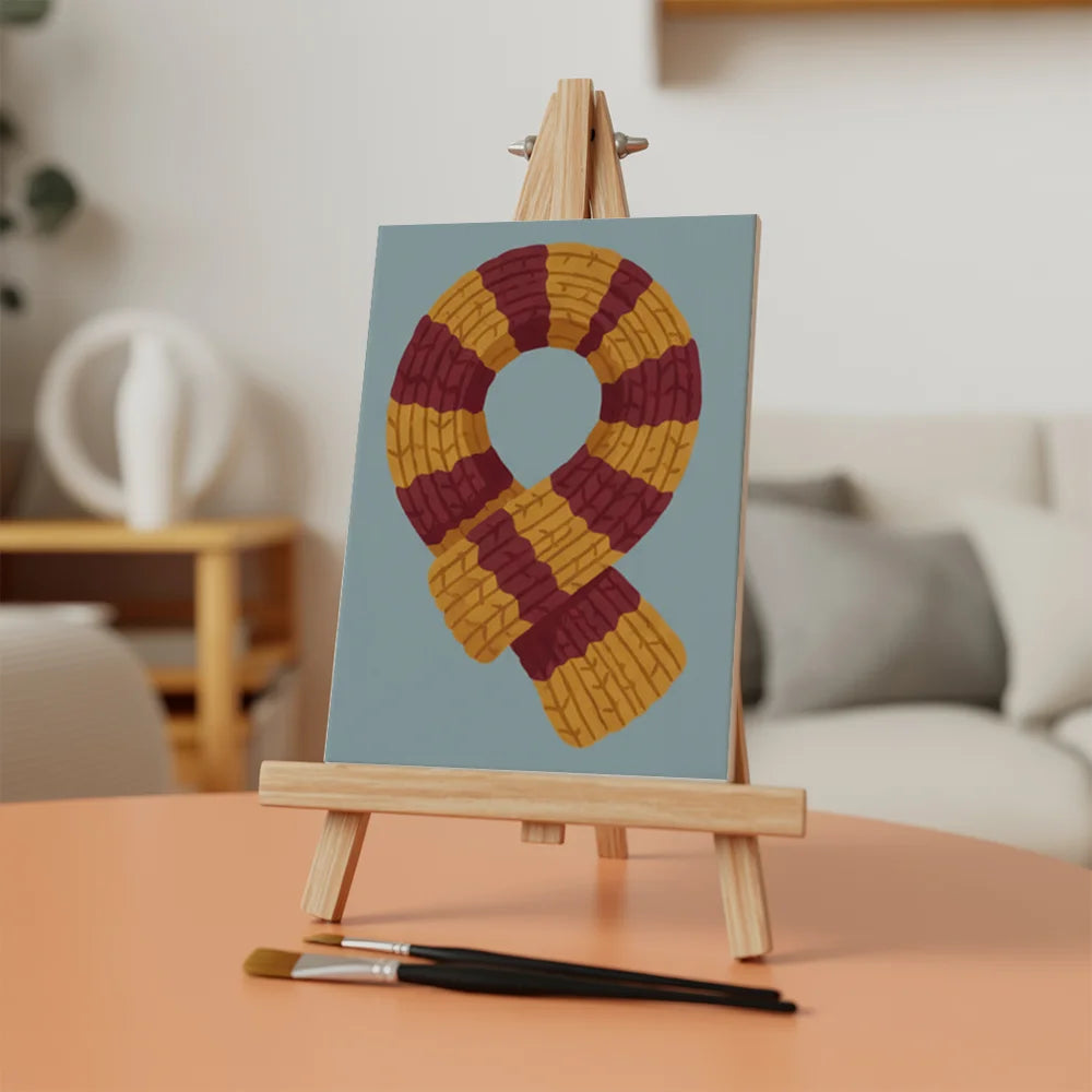 Malen nach Zahlen - 6 Mini-Gemälde | Gemütliche Tasse