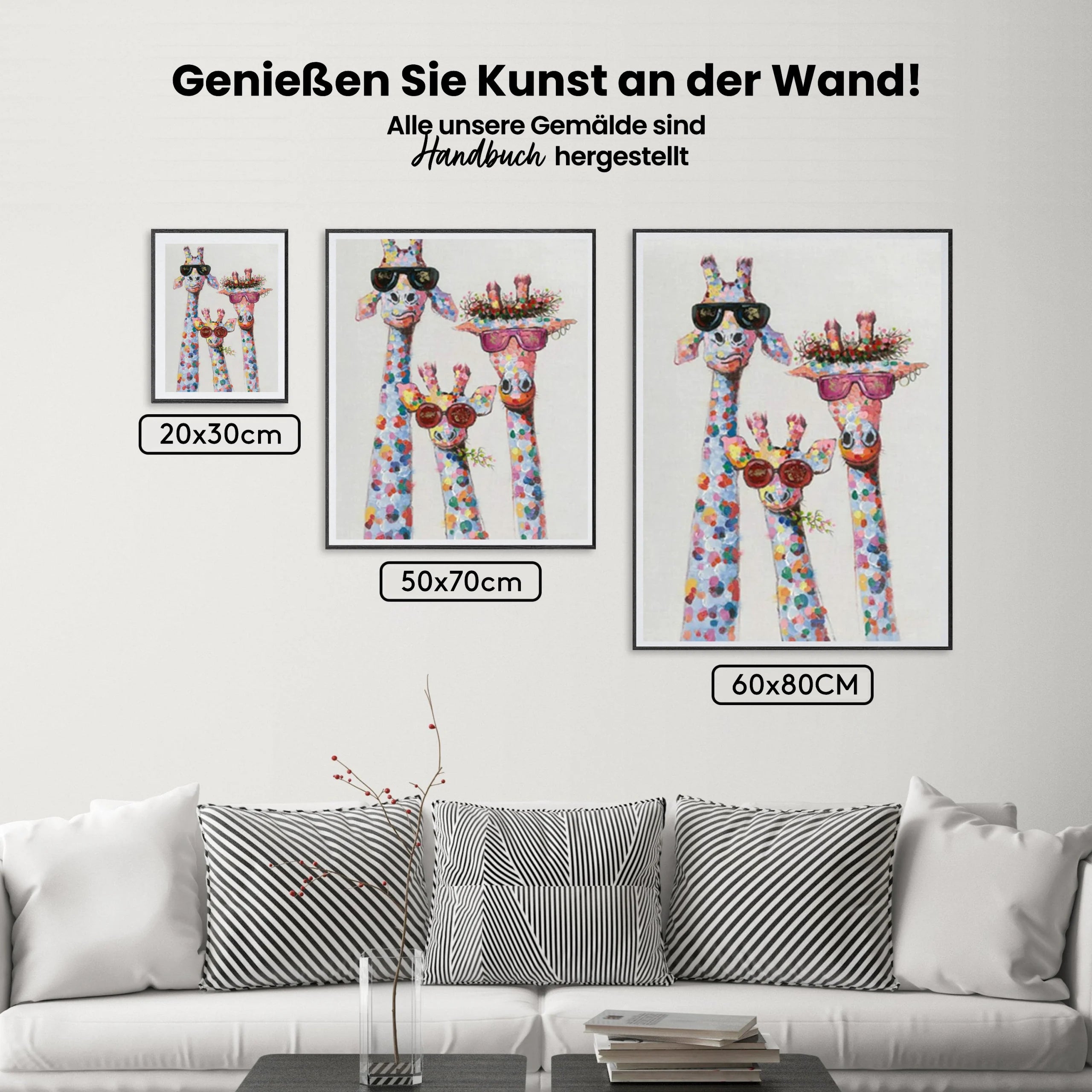 Giraffe - Malen nach Zahlen