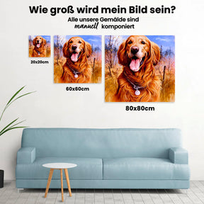 Golden Retriever - Malen nach Zahlen