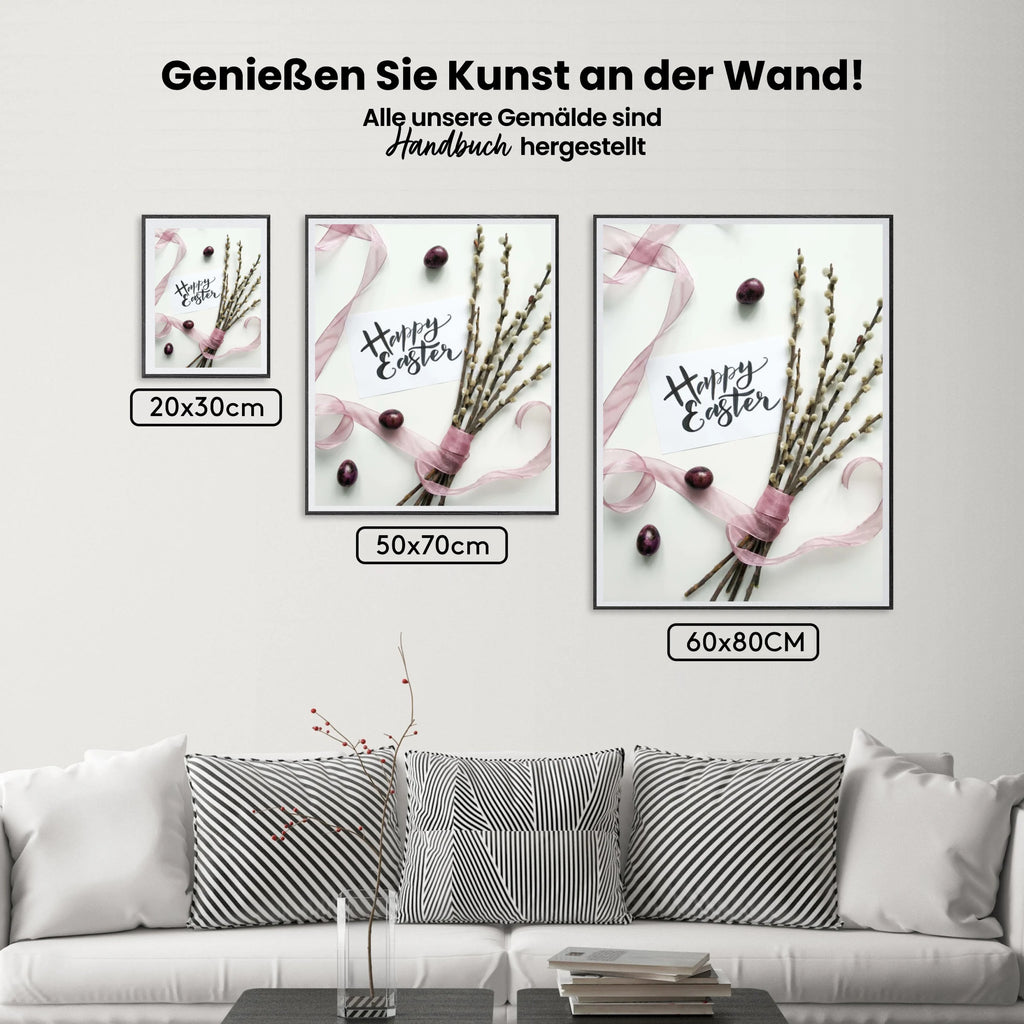 Happy Easter - Malen nach Zahlen