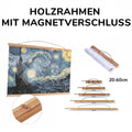 Holzrahmen mit Magnetverschluss für - Malen nach Zahlen