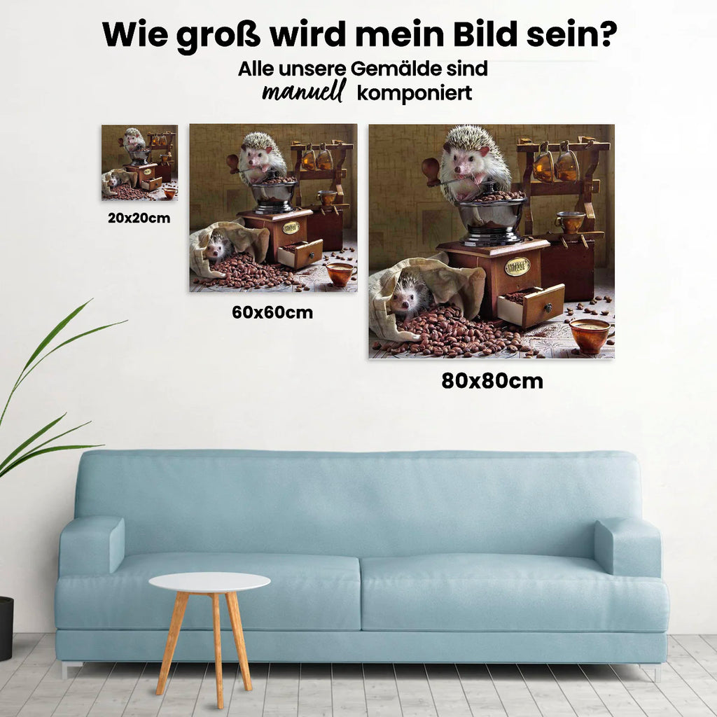 Igel - Malen nach Zahlen