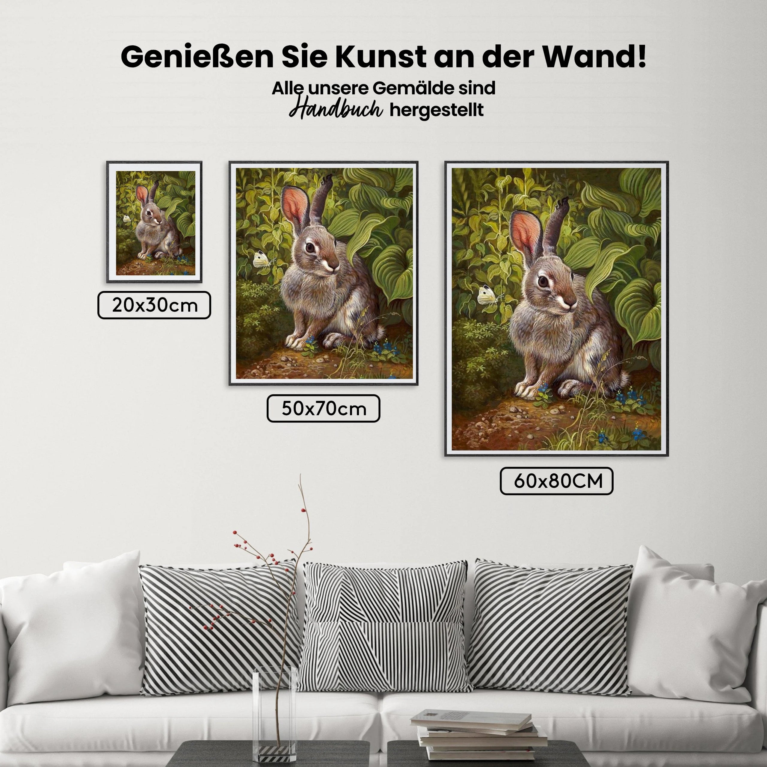 Kaninchen - Malen nach Zahlen