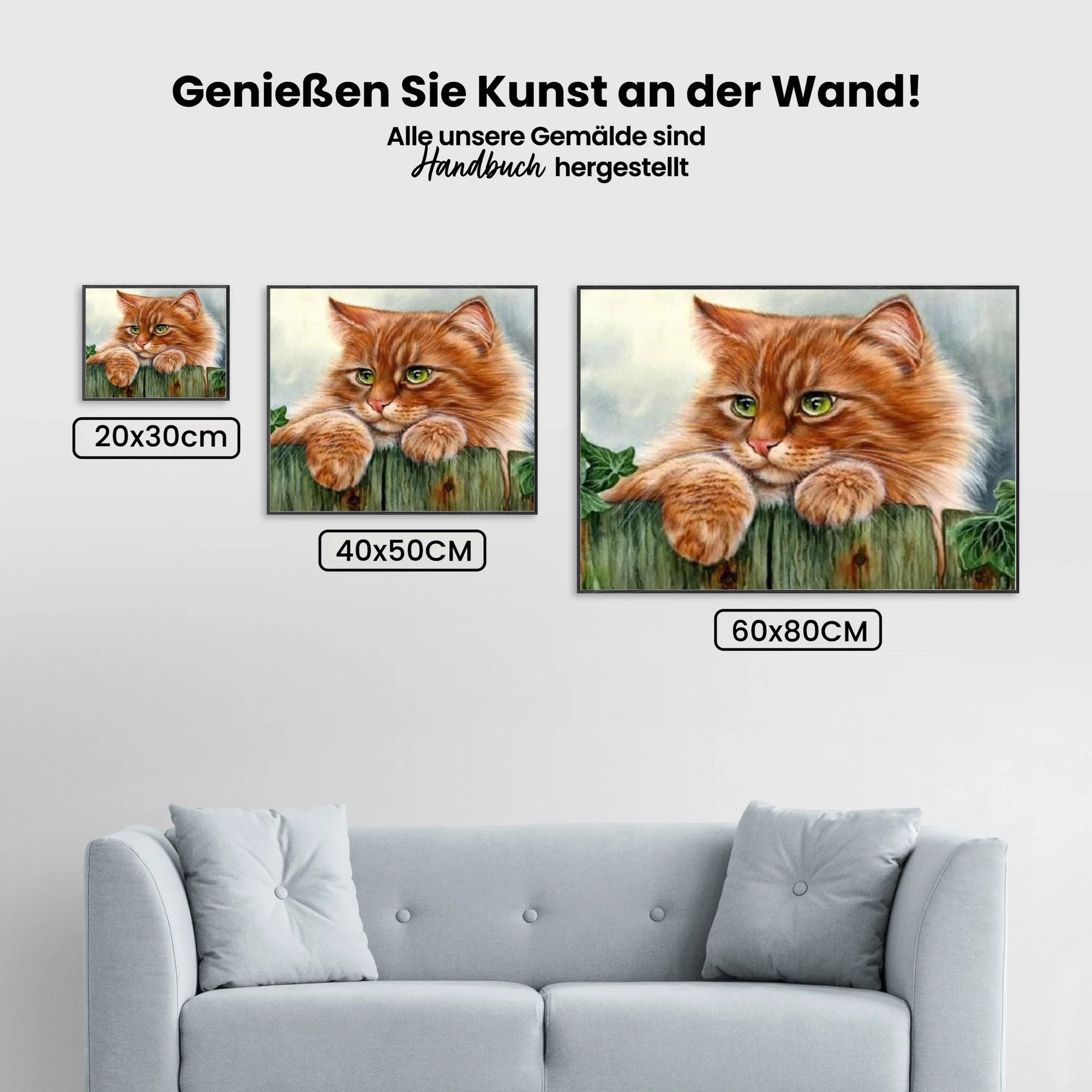 Katze - Malen nach Zahlen