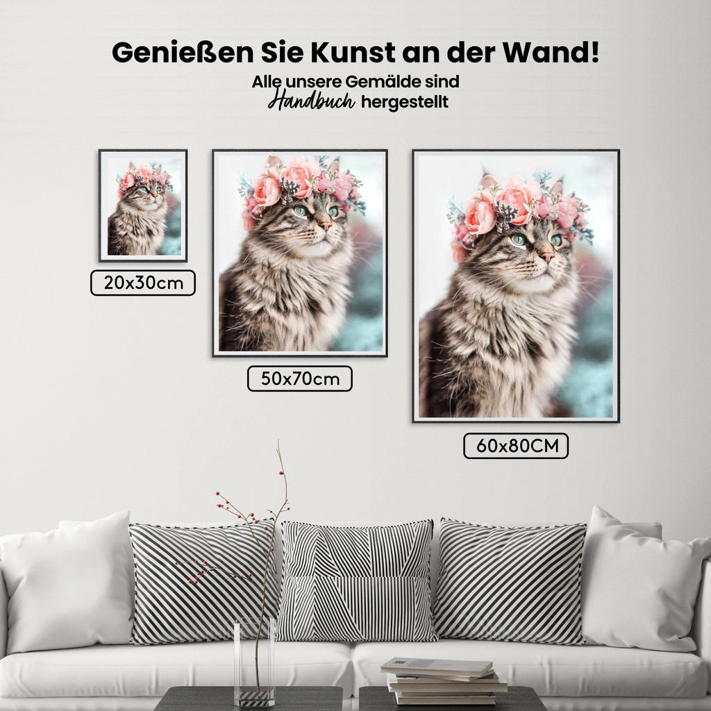Katze - Malen nach Zahlen