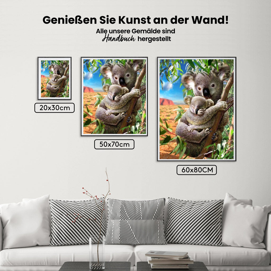 Koala-Bären - Malen nach Zahlen
