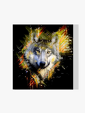 Kunstige Wolf - Malen nach Zahlen