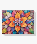 Malen nach Zahlen – Lebendiges Blatt-Mandala