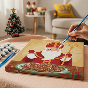 Malen nach Zahlen - 6 Mini-Gemälde | Lebkuchenfreude