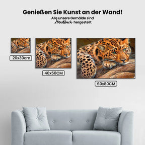 Leopard - Malen nach Zahlen