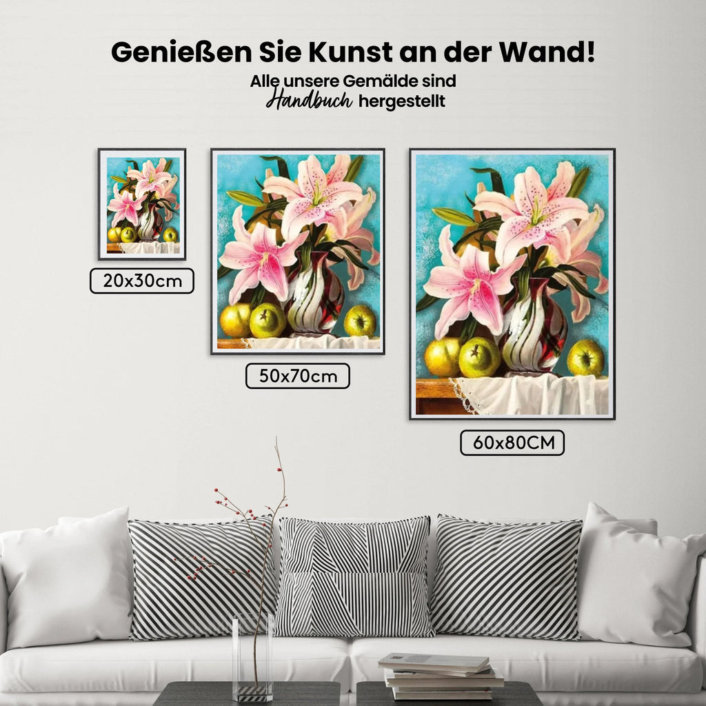 Lilien - Malen nach Zahlen