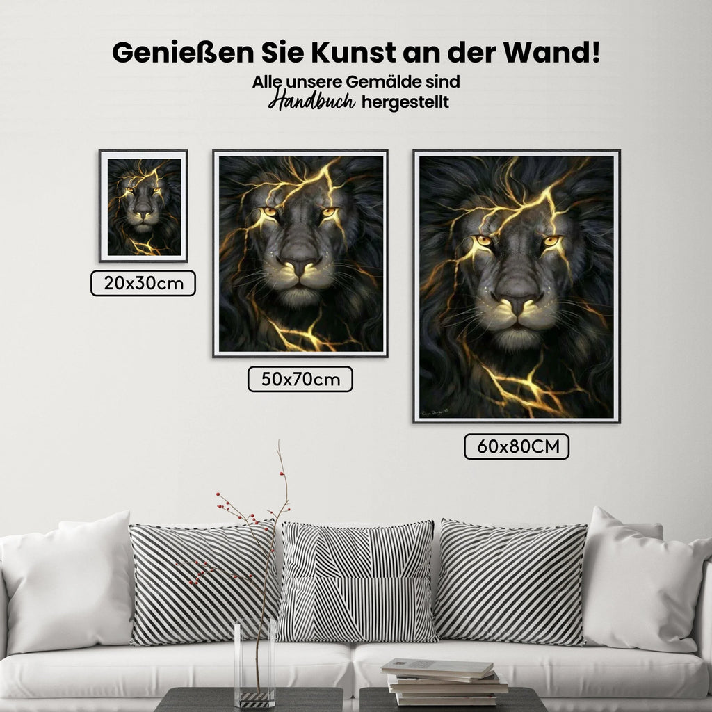 Löwe - Malen nach Zahlen