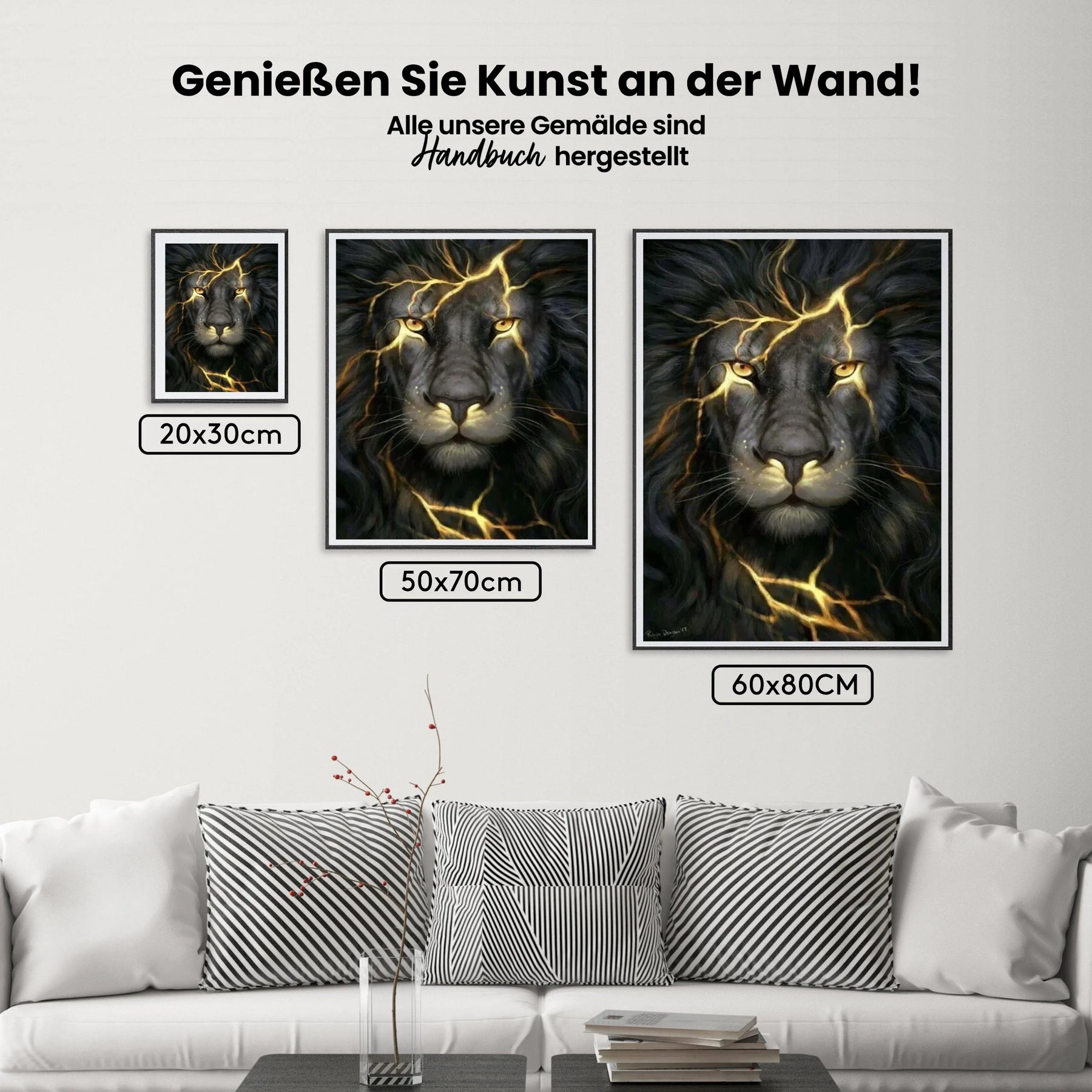 Löwe - Malen nach Zahlen