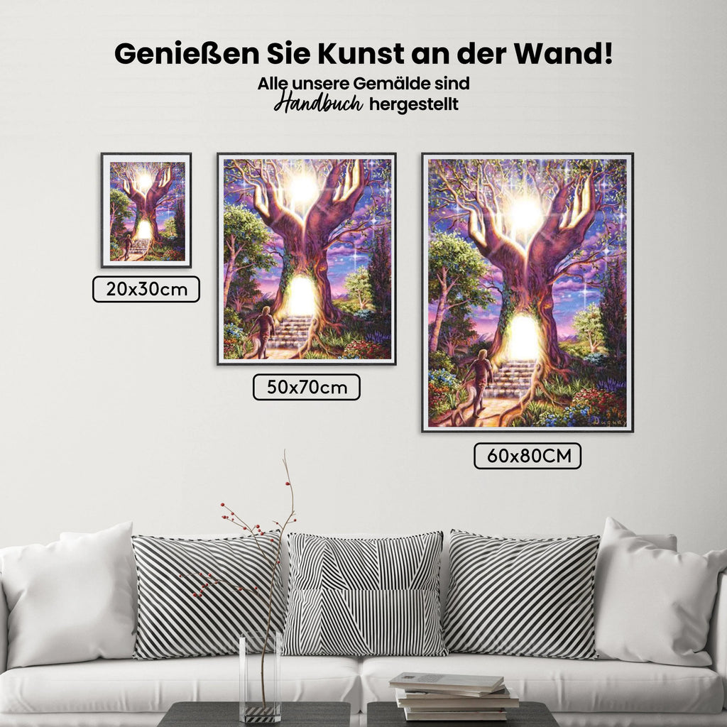 Magischer Baum - Malen nach Zahlen