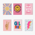 Malen nach Zahlen – 6 Mini-Gemälde Girlies Edition 2.0-Set