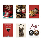 Malen nach Zahlen &#8211; 6 Mini-Gemälde Lady Luck Edition-Set-1