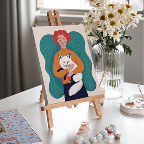Malen nach Zahlen - 6 Mini-Gemälde | Seelenfreunde-Set