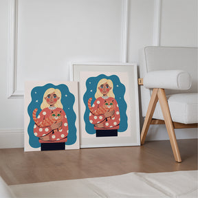 Malen nach Zahlen - 6 Mini-Gemälde | Seelenfreunde-Set