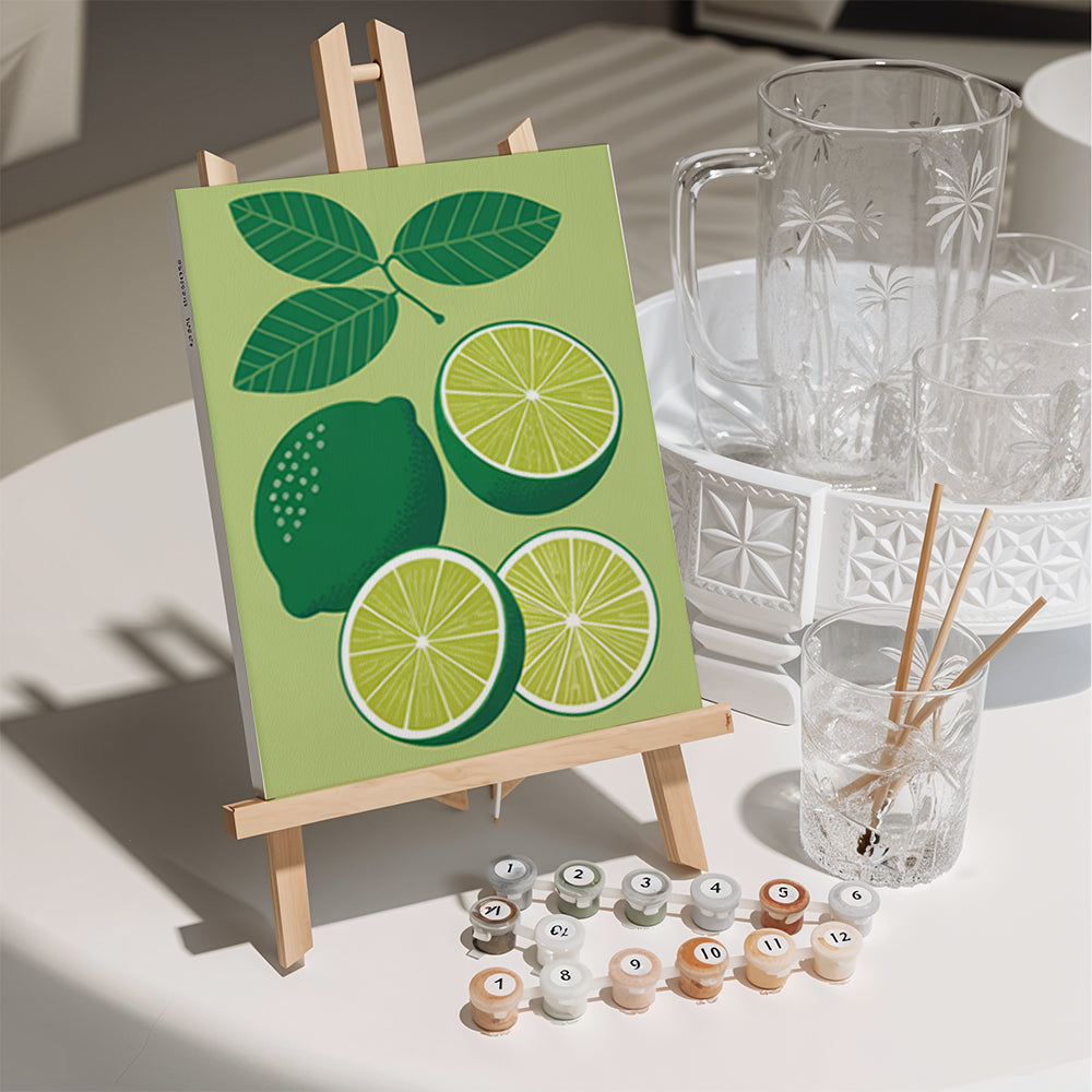 Malen nach Zahlen – 6 Mini-Gemälde Tutti-Frutti-Märchen-Set (9)