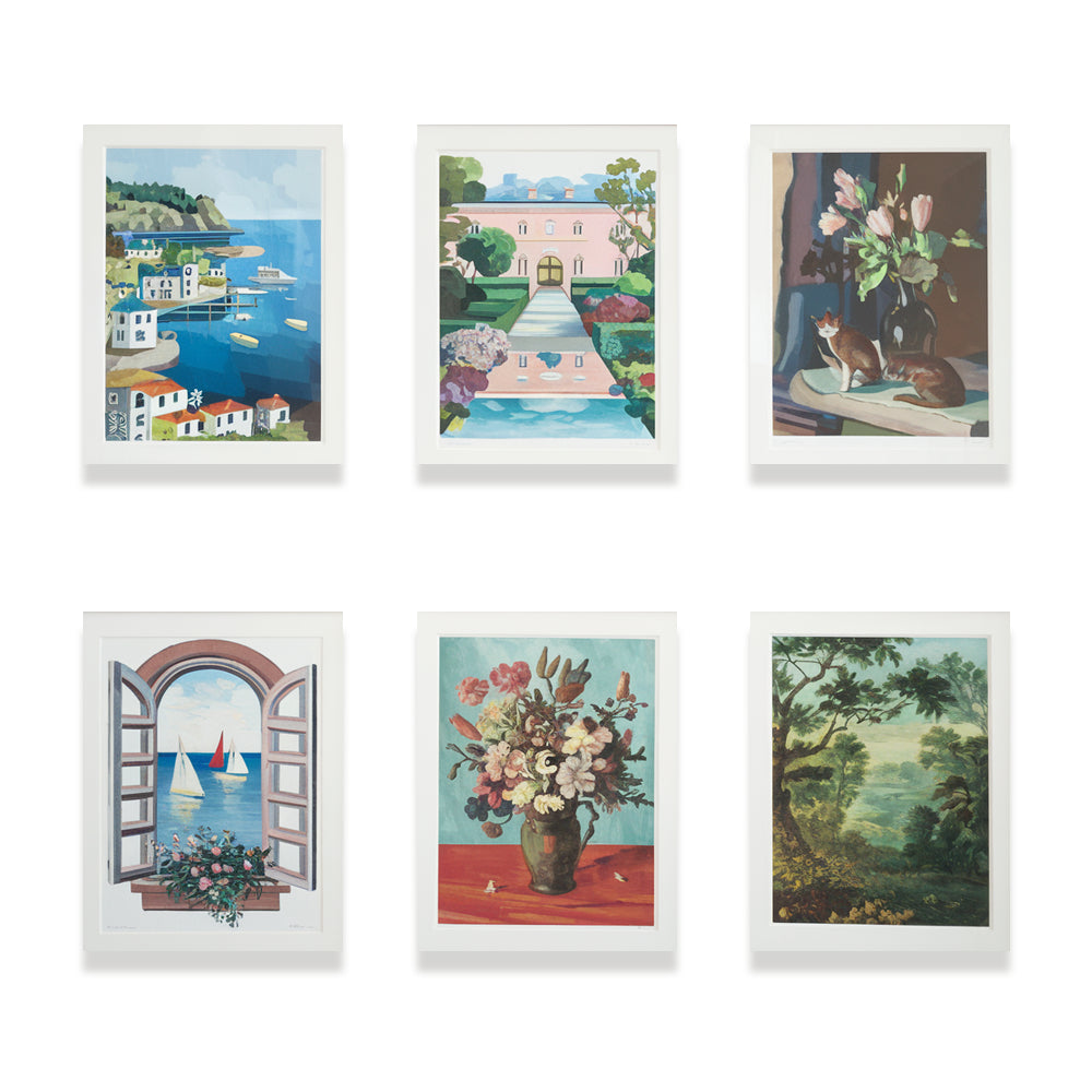 Malen nach Zahlen – 6 Mini-Gemälde Weltweite Edition-Set-1