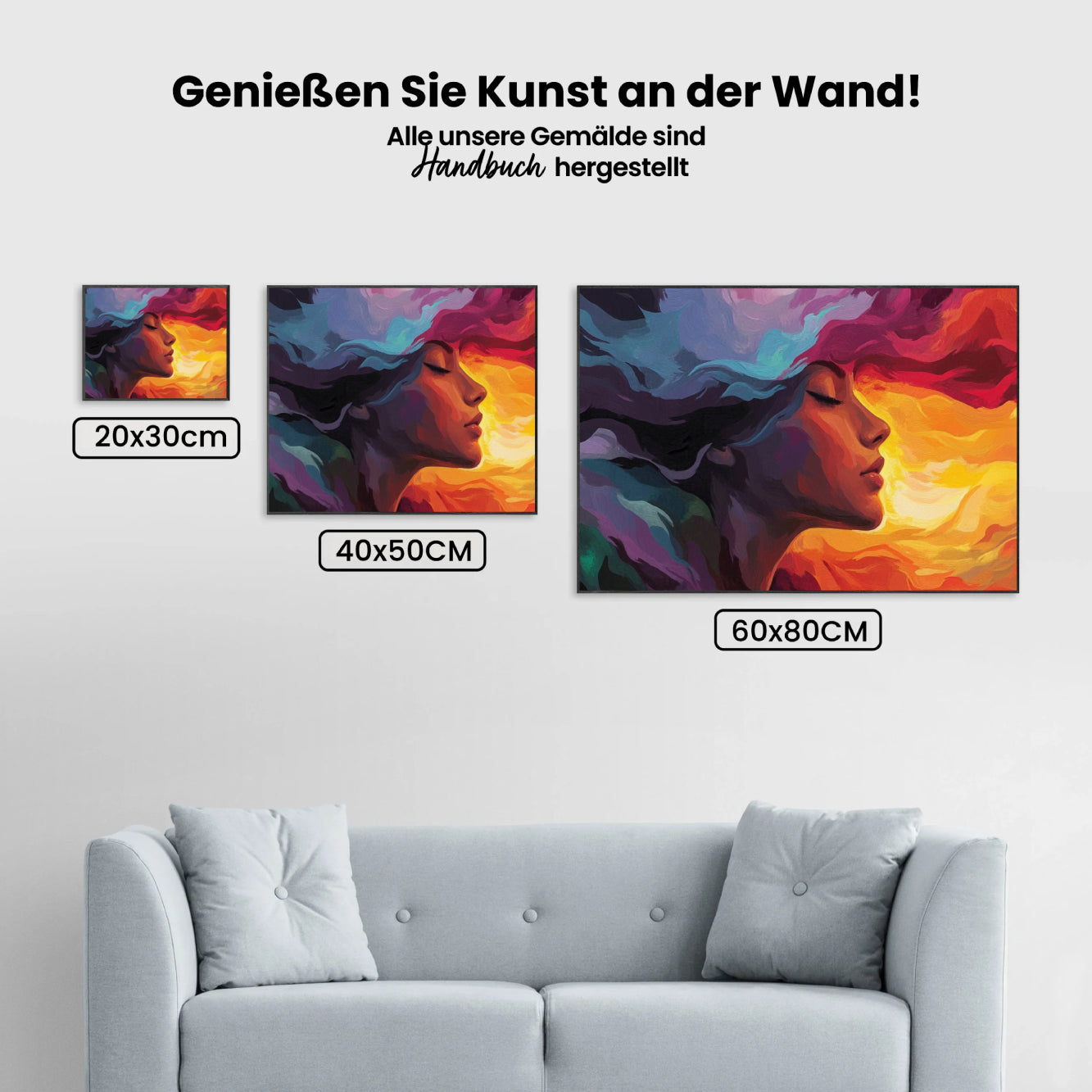 Malen nach Zahlen - Ätherische Gelassenheit