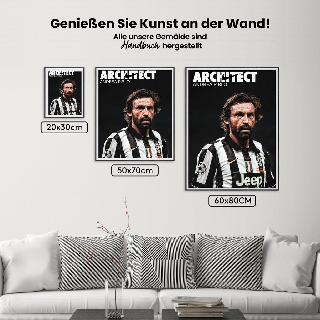 Malen nach Zahlen – Andrea Pirlo (1)