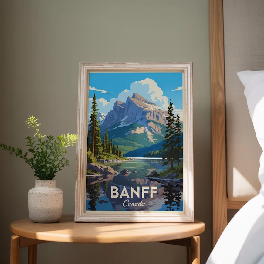 Malen nach Zahlen – Banff, Kanada (1)