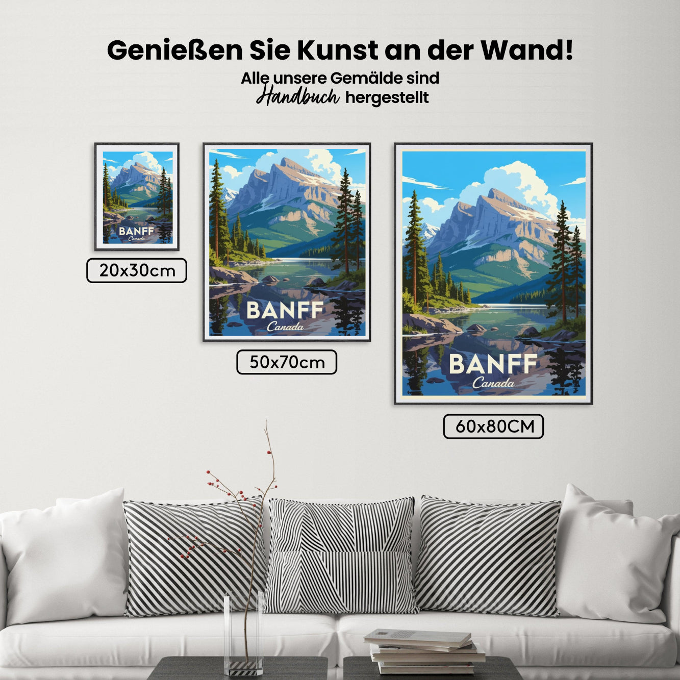 Malen nach Zahlen – Banff, Kanada (1)