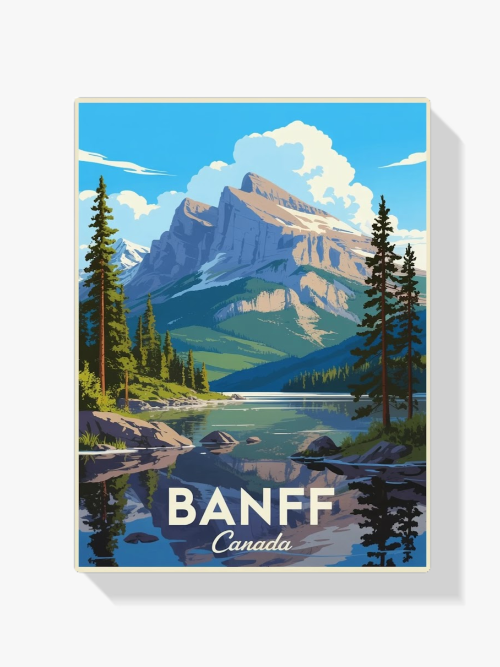 Malen nach Zahlen &#8211; Banff, Kanada (2)