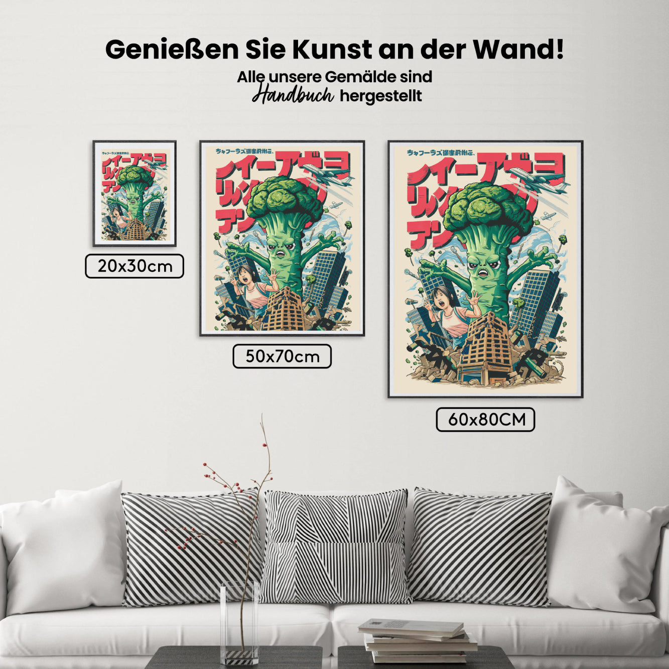 Malen nach Zahlen - Broccozilla