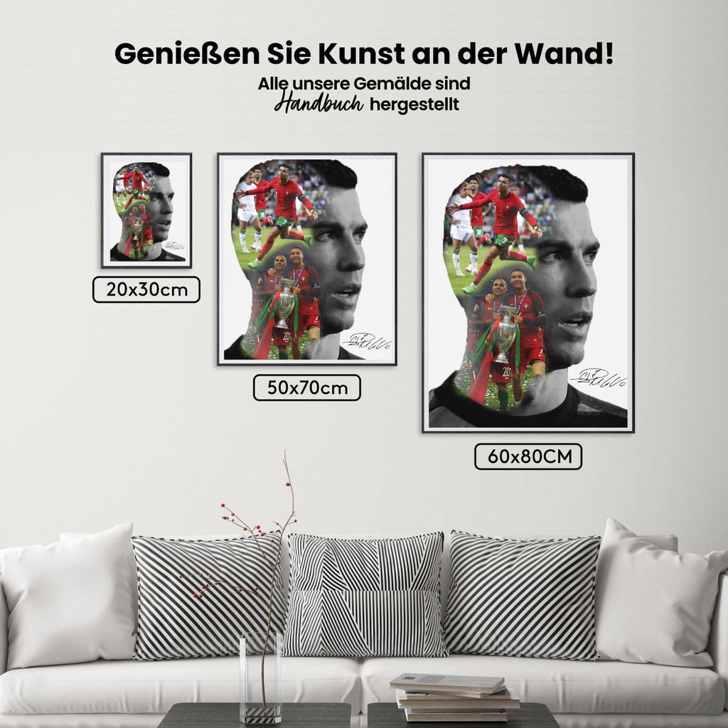 Malen nach Zahlen – Cristiano Ronaldo (2)