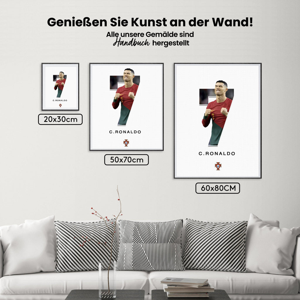 Malen nach Zahlen – Cristiano Ronaldo (4)