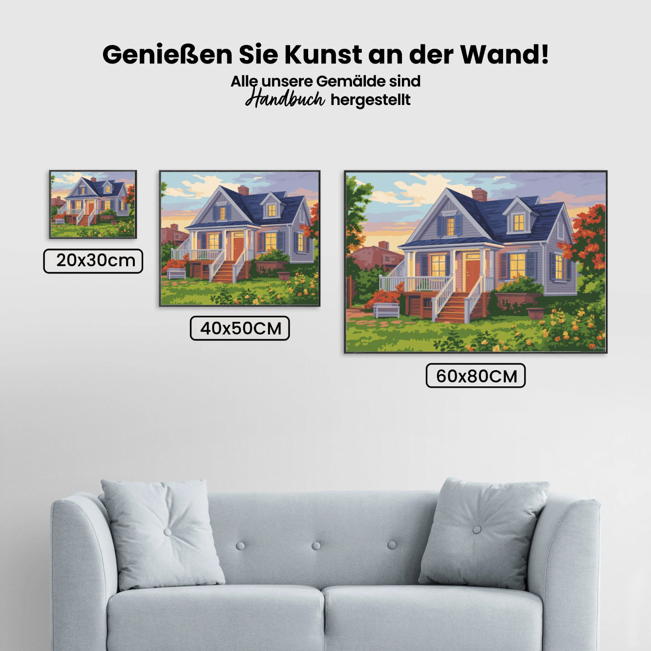 Malen nach Zahlen – Die Umarmung des Hauses (1)