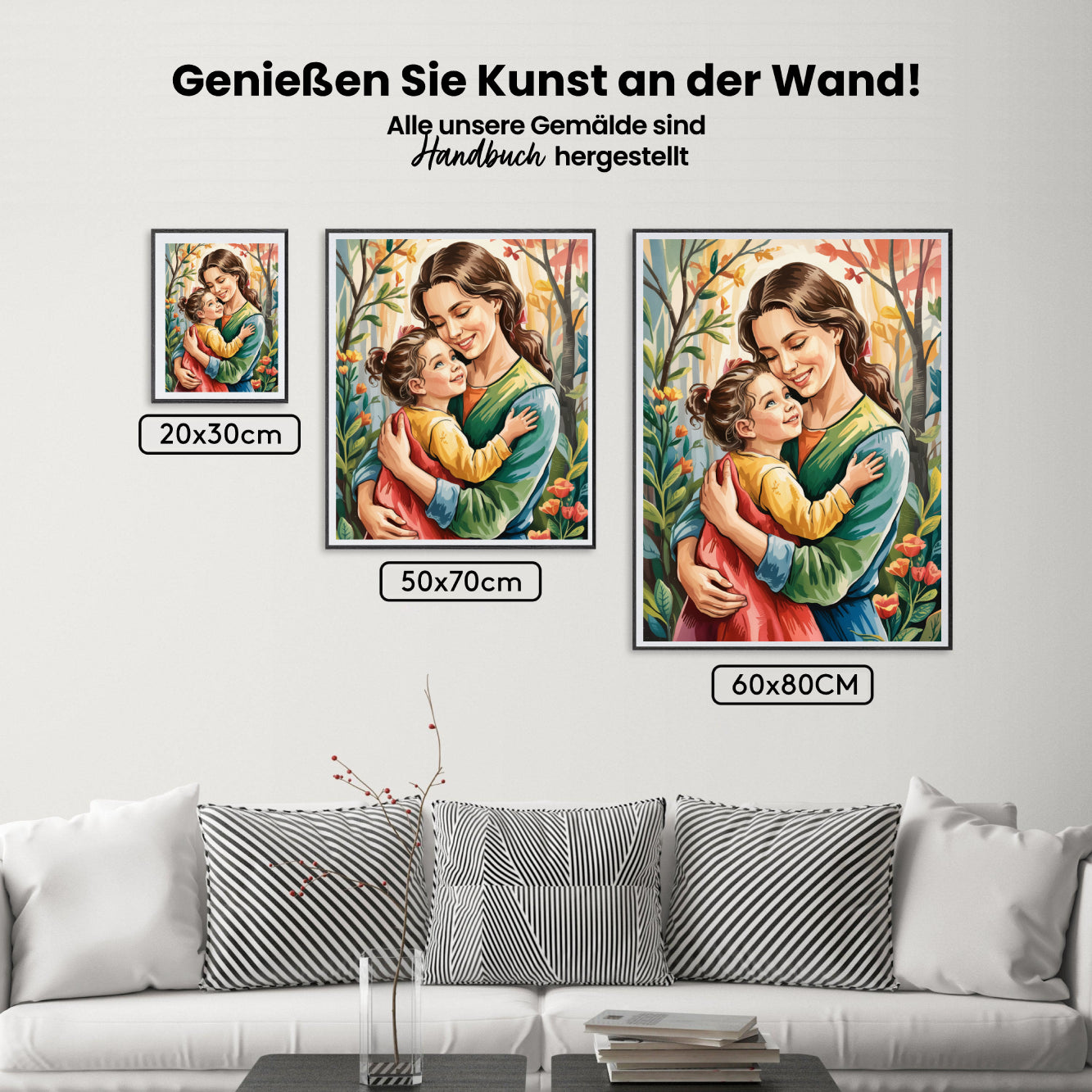 Malen nach Zahlen – Die Umarmung einer Mutter (1)