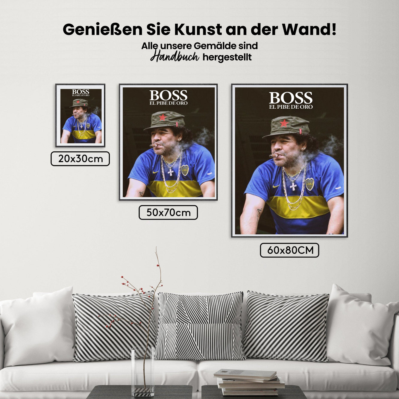 Malen nach Zahlen – Diego Maradona (1)