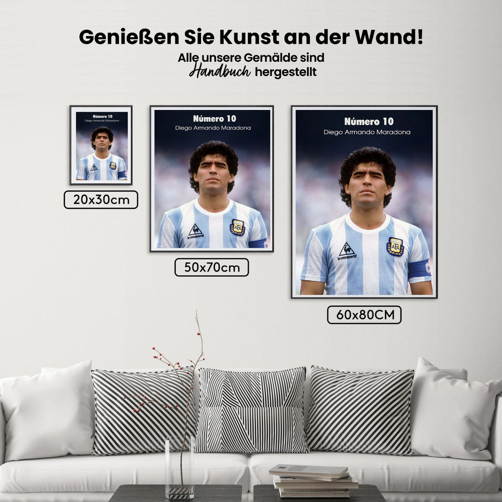 Malen nach Zahlen – Diego Maradona (2)