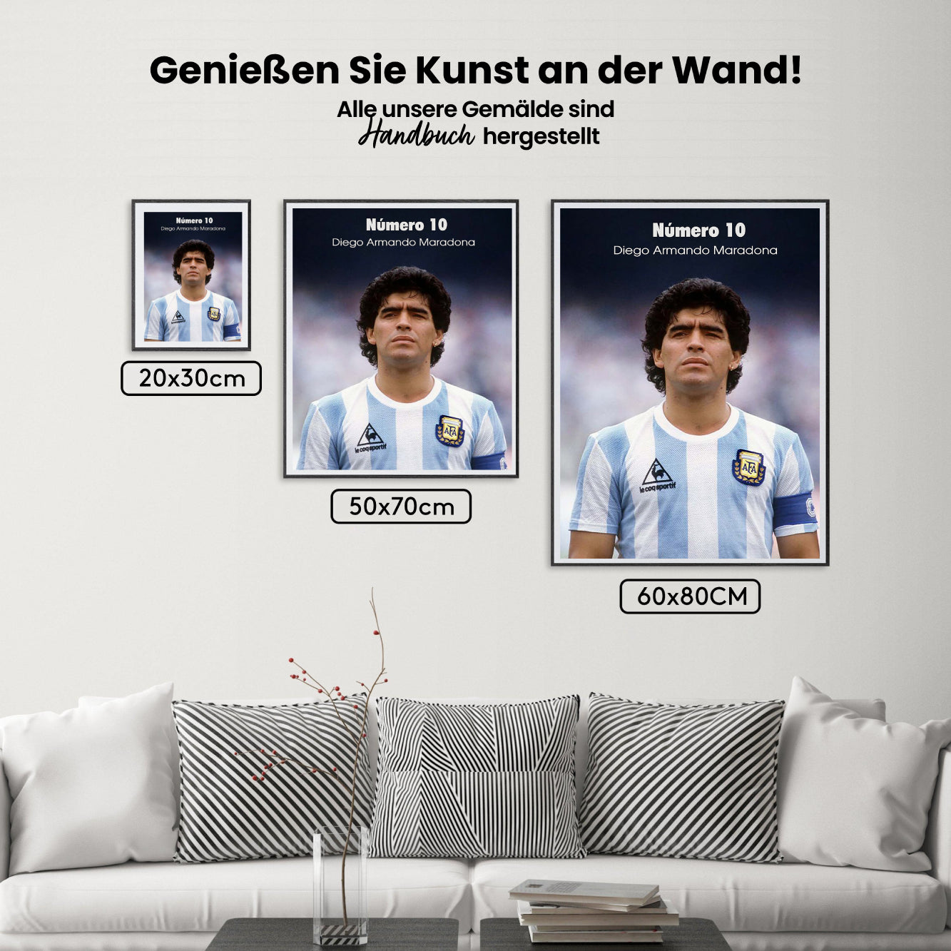 Malen nach Zahlen – Diego Maradona (2)