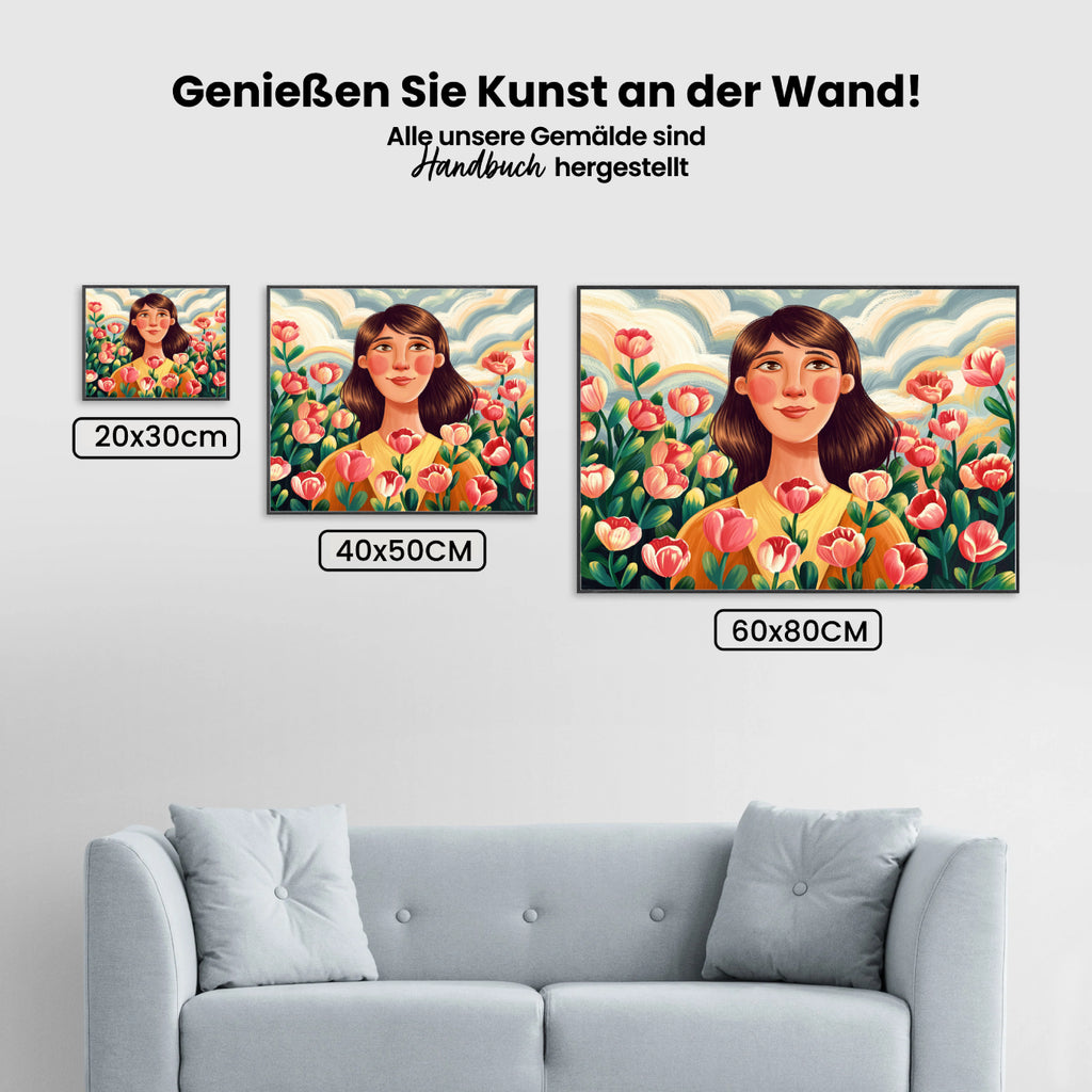 Malen nach Zahlen – Erröten in der Blüte (1)